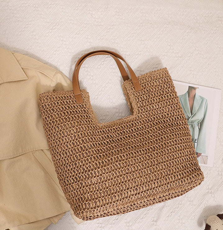 RIMAL Sol Straw Tote | توت سول المنسوج